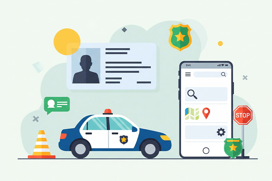 خدمات پلیس راهور پلیس من
