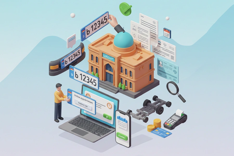 تعویض پلاک در کرمان