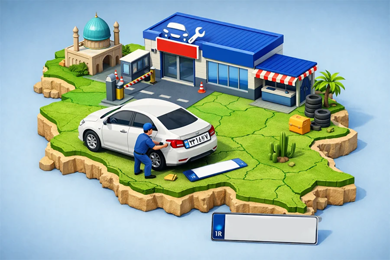 مرکز تعویض پلاک کرمان