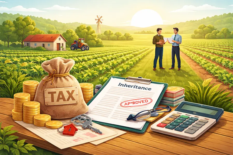 مالیات بر ارث زمین بایر