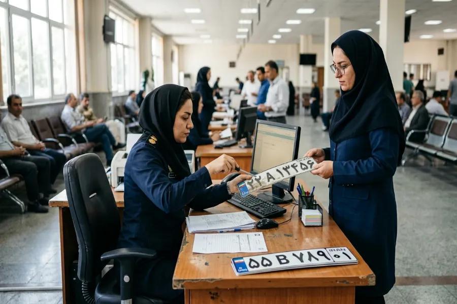 اردبیل نوبت دهی تعویض پلاک
