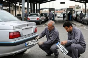 نوبت دهی تعویض پلاک بندرعباس
