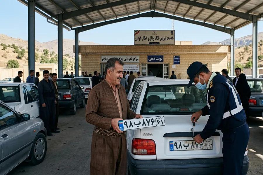 مرکز تعویض پلاک ایلام