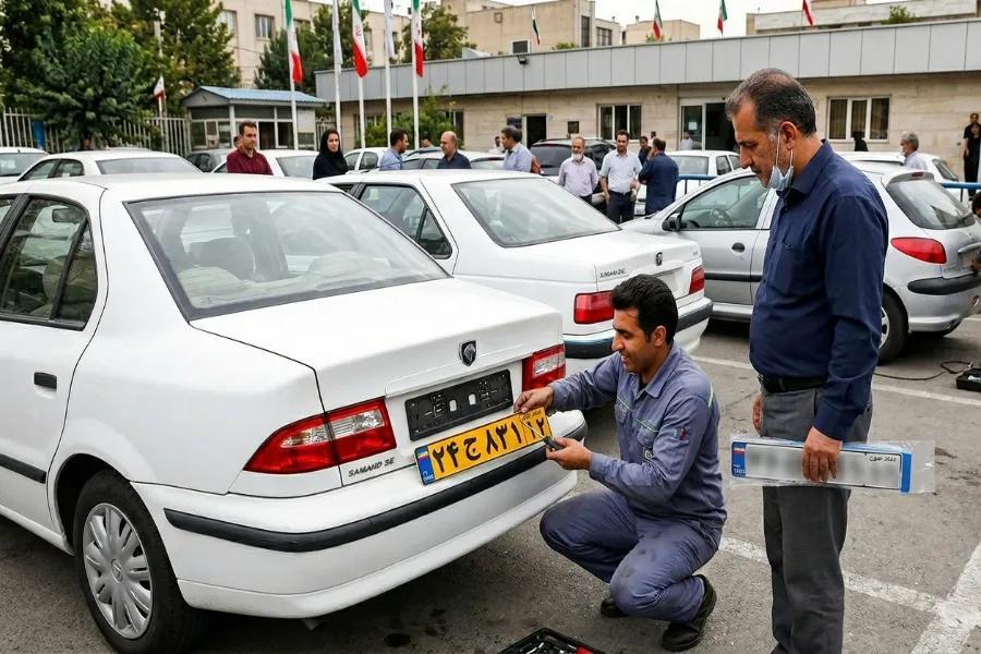 وقت گرفتن تعویض پلاک زاهدان